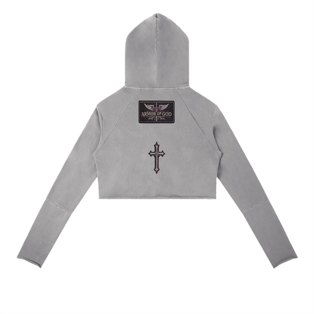 Vintage Washed Raw Edge Hoodie