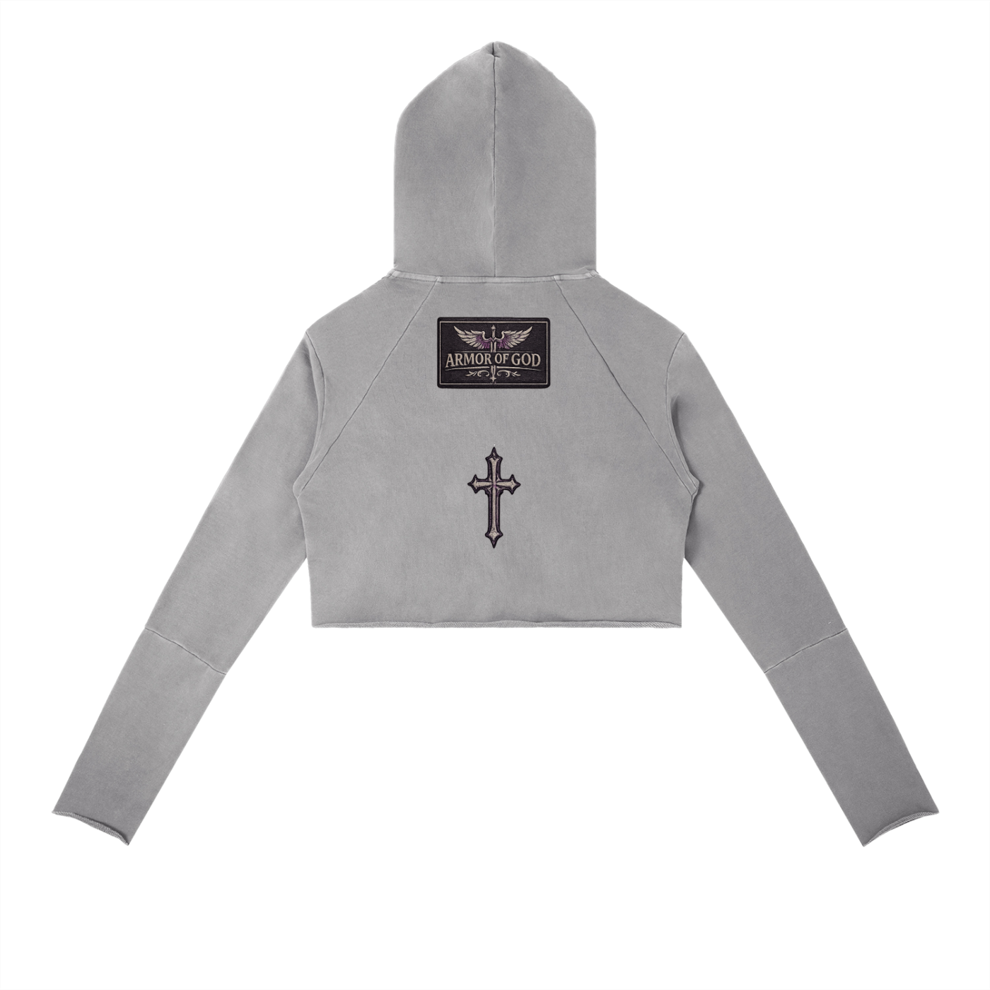 Vintage Washed Raw Edge Hoodie