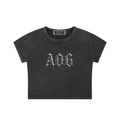 Snow Washed Crop Top