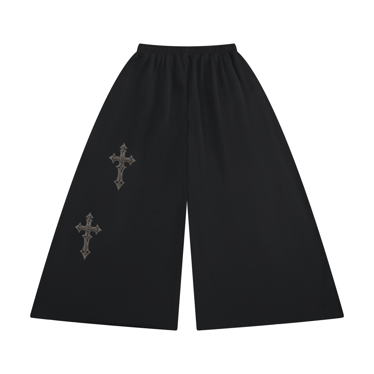 Women's Raw Edge Wide Leg Sweatpants