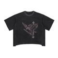 Raw Edge Snow Washed Boxy T-Shirt