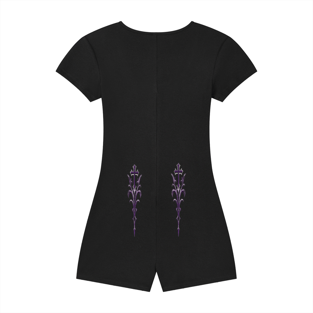 Divine Form Tie-Waist Romper