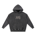 Snow Wash Fleece Oversize Hoodie