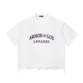 Snow Wash Raw-Hem Boxy T-shirt