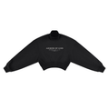 Women's Crop Mock Neck Sweatshirt
