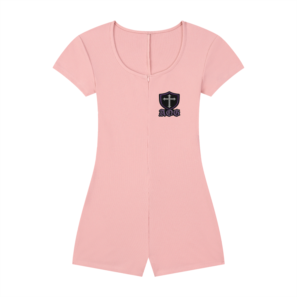 Divine Form Tie-Waist Romper