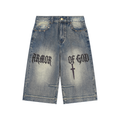 The Armor of God Denim Shorts