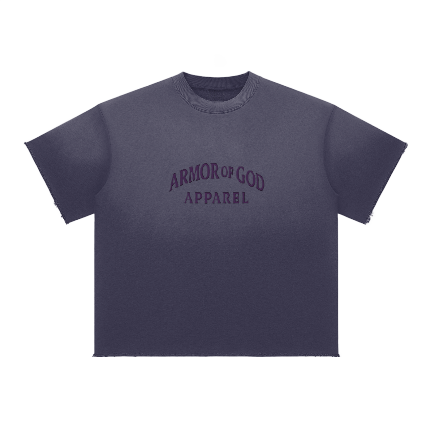 Sun Fade Raw Edge T-Shirt