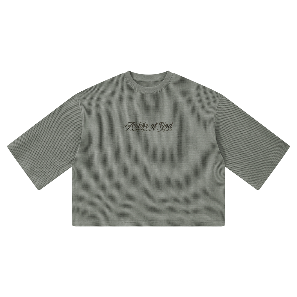 Unisex Waffle Boxy T-Shirt