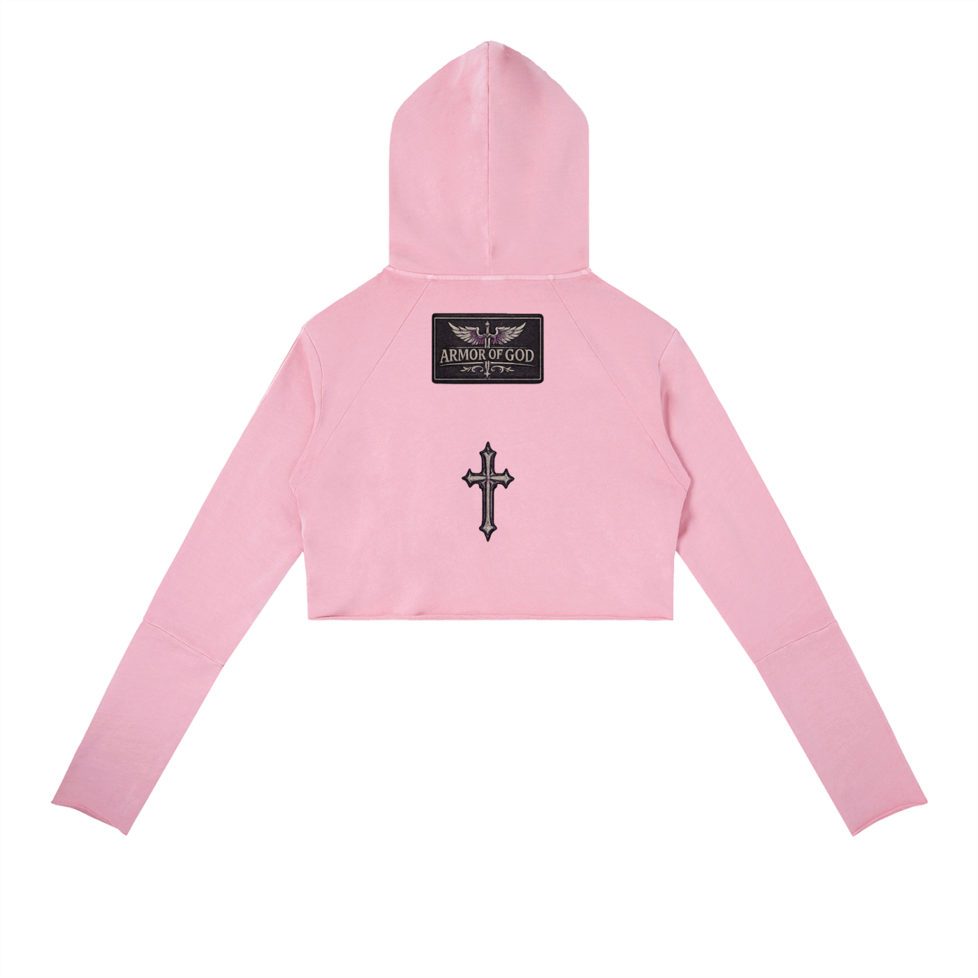 Vintage Washed Raw Edge Hoodie