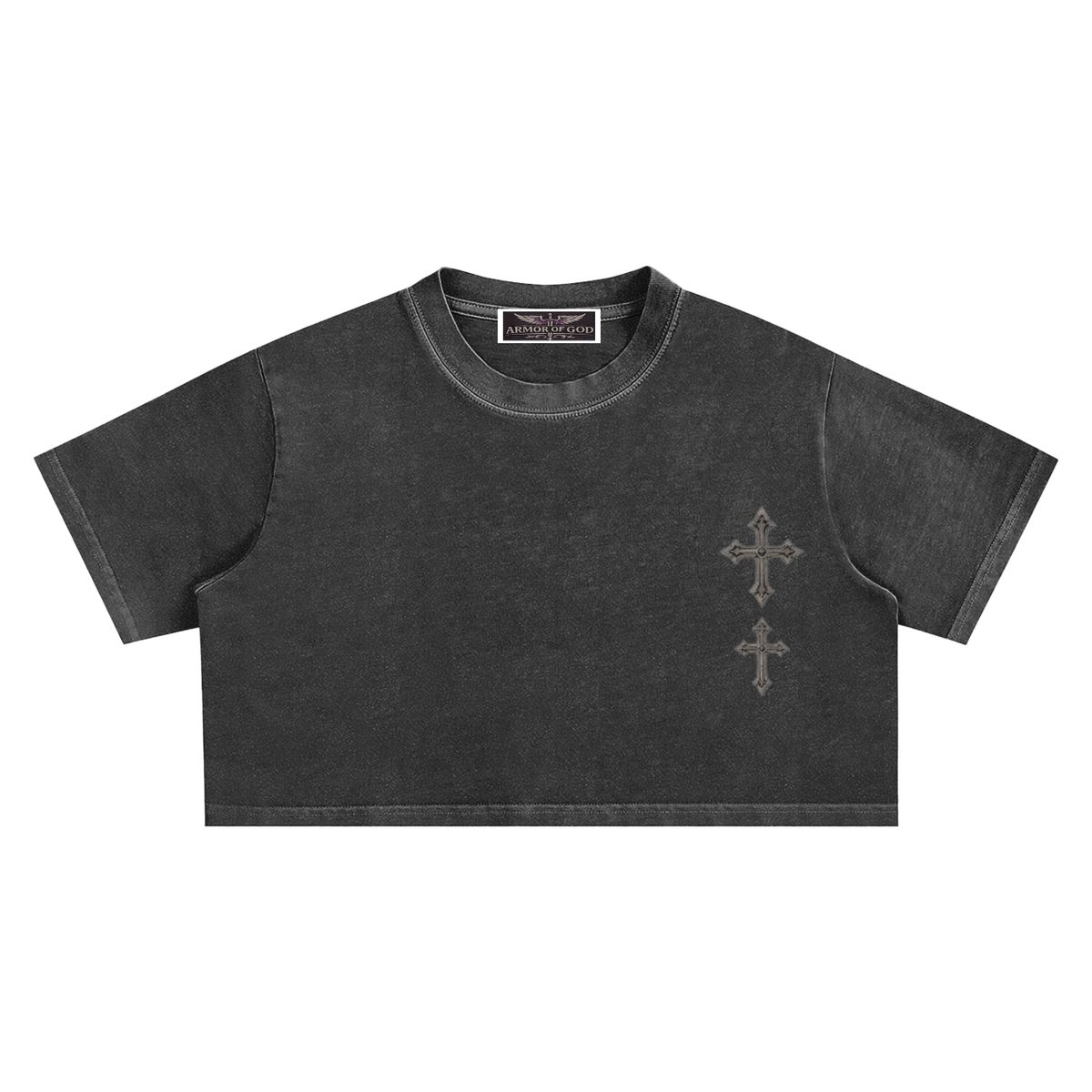 Snow Washed Crop Top
